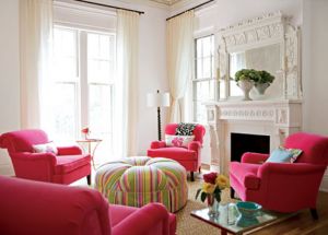 pink decorating ideas - myLusciousLife.com - Living room.jpg